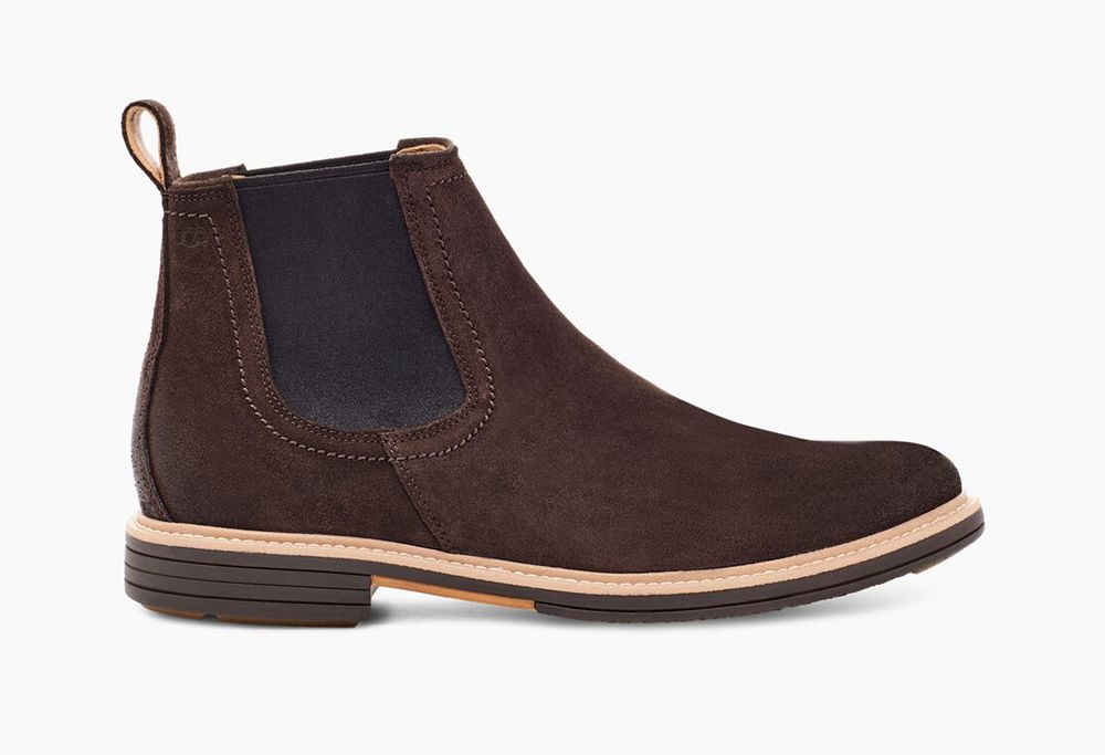 Ugg Chelsea Boot Mens - Ugg Baldvin Chocolate - 469QJSEMR